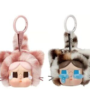Pop Mart CRYBABY Wild but Cutie Series Pink & Vintage Cutie Bundle